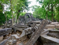 Ruins of Beng Mealea in Cambodia 