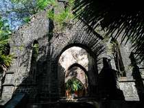 Ruins of Presbyterian Church Ross Island AampN Islands India