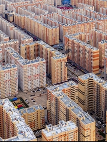 Russian mass housing project in Stavropol Looks like Tetris blocks