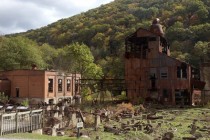 Rusty Lumber Mill at Cass Mountain WV 