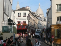 Sacre Coeur from the Place du Tertre Paris