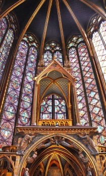 Sainte-Chapelle in Paris France 