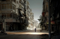 Salaheddin neighborhood of Aleppo Syria 