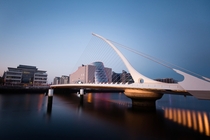 Samuel Beckett Bridge Dublin Ireland 