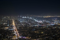 San Francisco at night - from Twin peaks 