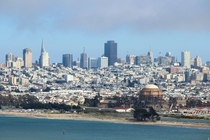 San Francisco from the Golden Gate Bridge 