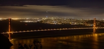 San Fransisco at night by Jawed Karim 