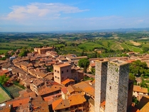 San Gimignano and the Tuscan countryside 