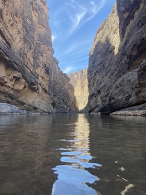 Santa Elena Canyon Big Bend National Park TX Mexico on the left USA on the right  x