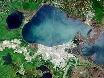 Satellite image of Metairie Louisiana 