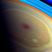 Saturns North Pole from Cassini mission