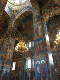 Savior on the Spilled Blood church in Saint Petersburg Russia 