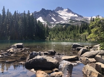 Scout Lake at base of Mt Jefferson Oregon 