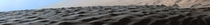 Sculpted sand ripples on Mars 