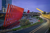 Sculptures of the CityLink Toll Road in Melbourne