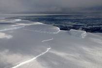 Sea Ice of Sulzberger Bay Ross Sea Antarctica 