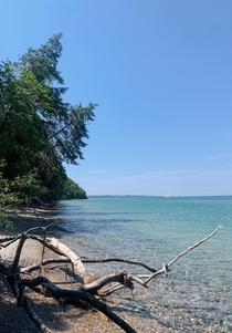 Secluded beach near Leland Michigan USA Missing summer already 