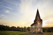See-through church LimburgBelgium by Gijs Van Vaerenbergh 