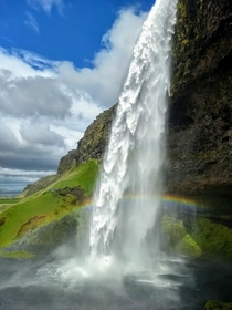 Seljalandsfoss Waterfall Icelands south coast 