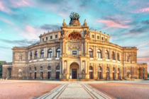 Semperoper opera house in Dresden was built in  by Gottfried Semper
