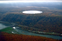 Seneca Pumped Storage Reservoir Pennsylvania The reservoir holds  billion gallons of water and covers  acres It was completed in  
