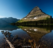 Serenity and reflection in Hidden Lake Trail Glacier National Park Montana  IG GiorgioSuighi