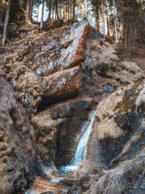 Sharkface rock waterfall Germany 