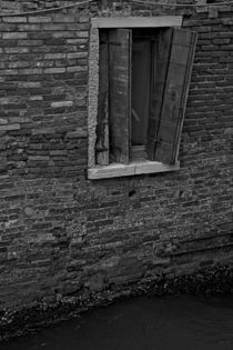 Shattered Window Venice Italy 