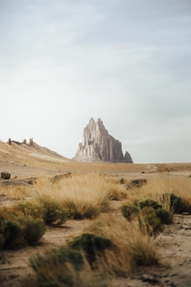 Shiprock Formation in New Mexico 