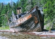 Shipwreck on Anticosti Island