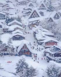 Shirakawa-go a Winter Wonderland in Japan