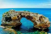 Shot this natural arch Es Pontas off the southern coast of Mallorca 