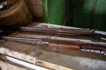 Shotgun and Rifle Found in an Abandoned House OC x