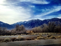 Sierra Nevada range near Bishop California 