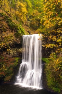 Silver Falls State Park Oregon during Fall of  