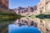 Since reflection shots seem popular right now The Grand Canyon on the Colorado 