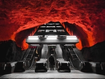 Since we are posting photos of Stockholms beautiful metro here is another 
