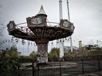 Six Flags New Orleans abandoned theme park due to the destruction of Hurricane Katrina in 