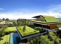 Sky Garden House- a beautiful modern sustainable house in Singapore 