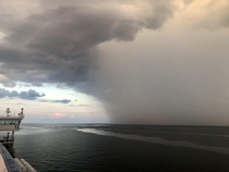 Sky opened up over Gulf of Finland