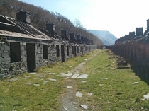Slate Quarry Barracks in Llanberis Wales 