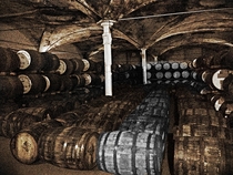 Sleeping Whiskey Barrels St Andrews Scotland 