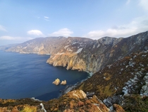 Slieve League Cliffs County Donegal Ireland Almost  times higher than the Cliffs of Moher 