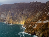 Slieve Leauge Sea Cliffs  Donegal Ireland  