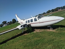 Small plane thats been parked and abandoned since the early s- owner unknown- Manheim PA