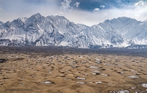 snows in the desert Skardu Pakistan 