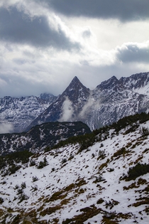 Snowy mountain Tirol Austria 
