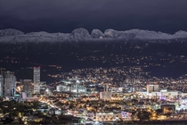 Snowy Mountains Monterrey Mexico 