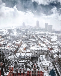 Snowy Quebec City