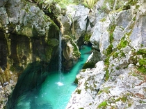 Soa river Slovenia 